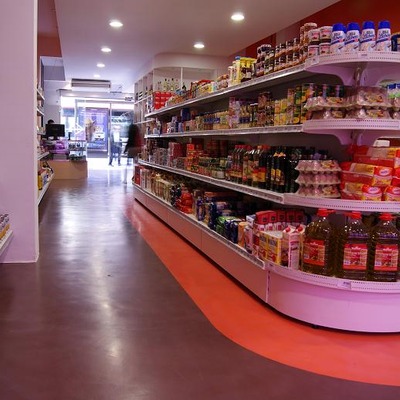 Suelo Microcemento supermercado
