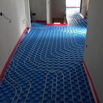 Instalación de suelo radiante para vivienda de 180m2