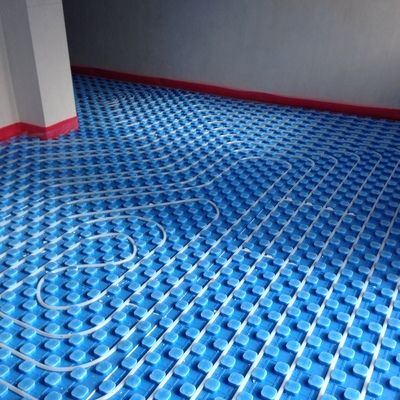 Instalación de suelo radiante para vivienda de 180m2
