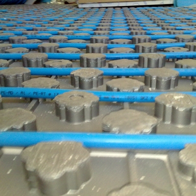 Suelo radiante por tetones