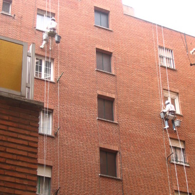 Sustitucion de plaquetas de ladrillo