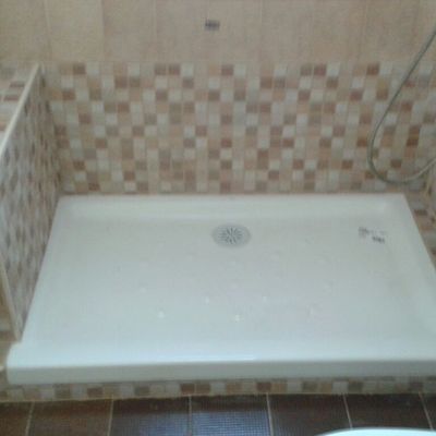 sustitución de plato de ducha