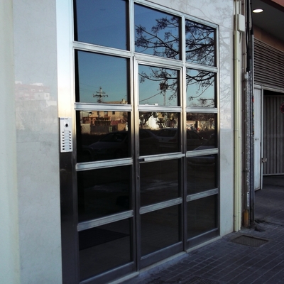 Sustitución de puerta de patio en acero inoxidable