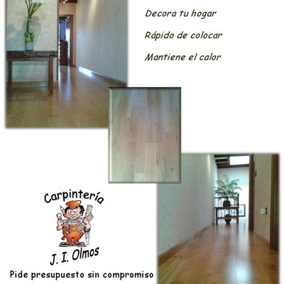 Tarima en roble rustico