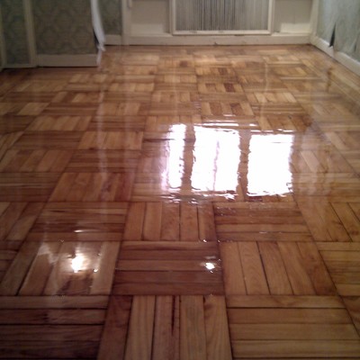 Tarima tradicional poliuretanoParquet