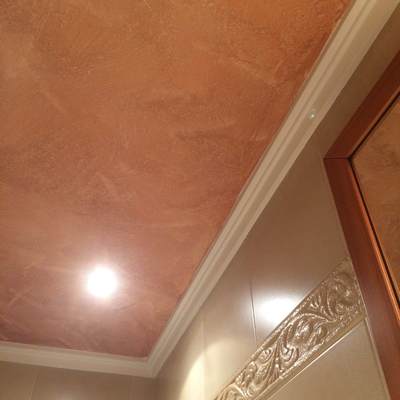 Techo baño con tierras florentinas