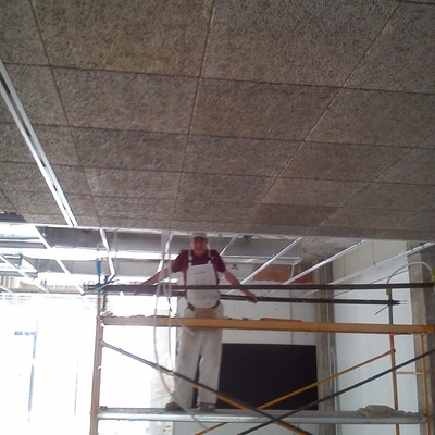 Techo Celenit de fibra vegetal, Academia DILO Inca.