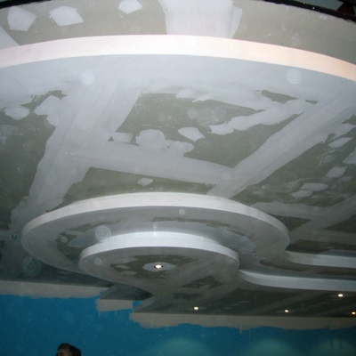 Techo decorativo de yeso laminado