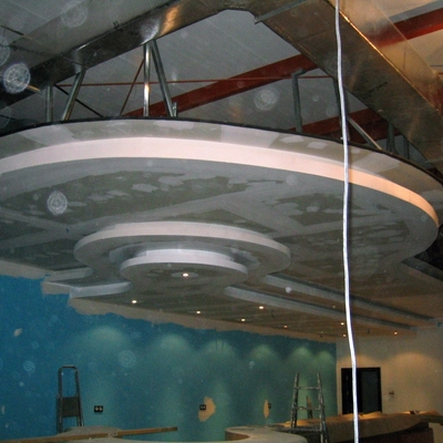 Techo decorativo de yeso laminado