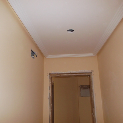 falso techo pladur y pintura