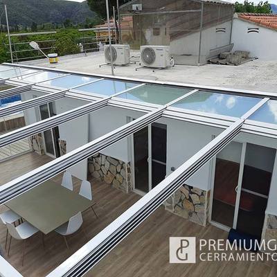 Techo móvil abierto