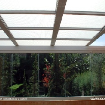 Techos moviles y acristalamiento