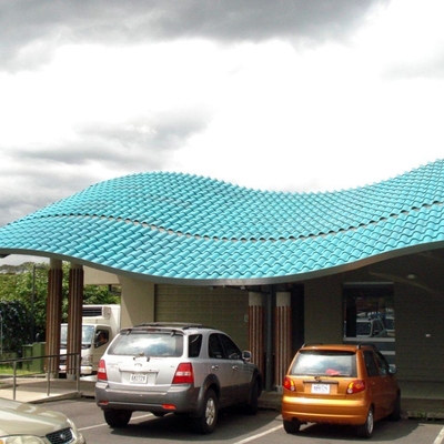 Teja plástica rápida de instalar