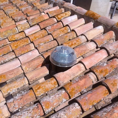 Terminación de Solatube en tejado