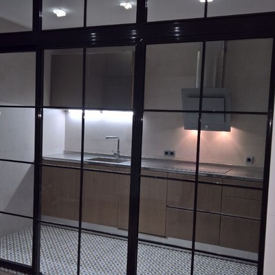 puerta estilo industrial