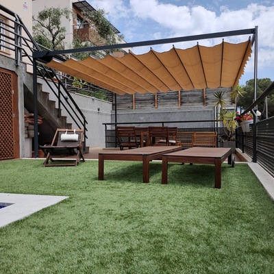 Toldo corredero palillería doble