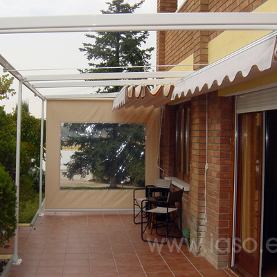 Toldo pergola