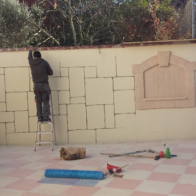 trabajo de aislamiento y acabado original