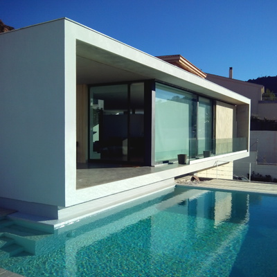 Trabajo de pintura en fachada