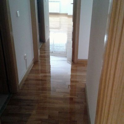 trabajo realizado en acabado brillo