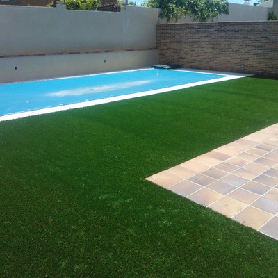 Trabajo terminado - césped artificial