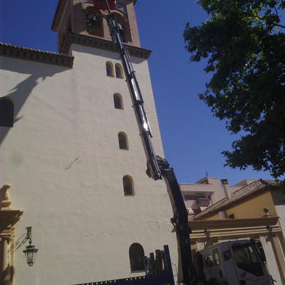 Trabajos de Grúa con cesta