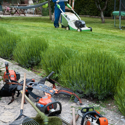Trabajos de jardinería