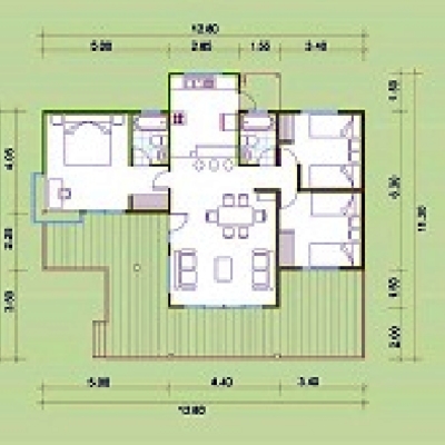 Plano planta vivienda
