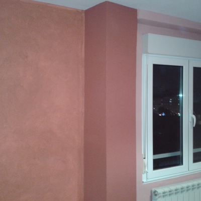 Trabajos varios realizados de pintura y decoracion en piso de la c/ Begoña en gijo.