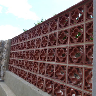 tramo de celosía en casa de campo