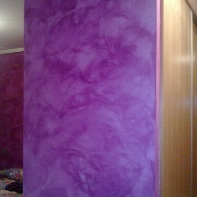 Trapeado,imitación estuco