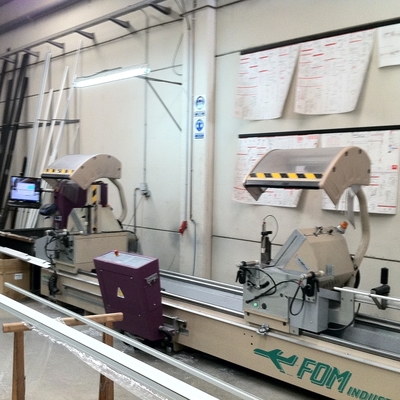 Tronzadora doble cabezal