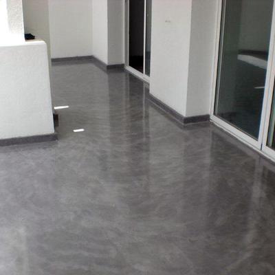 tterraza con microcemento