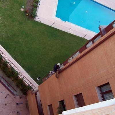 Tubería bajante de agua fluvial