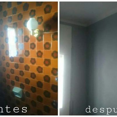 Esmaltado de antiguos azulejos