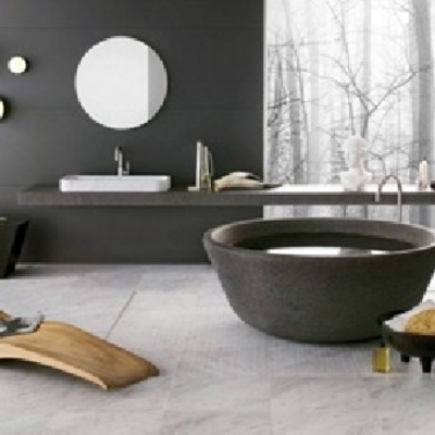 Un baño con estilo propio