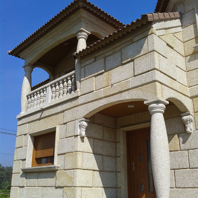 Piedra natural vivienda unifamiliar