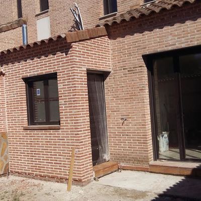 proceso terminación patio rústico