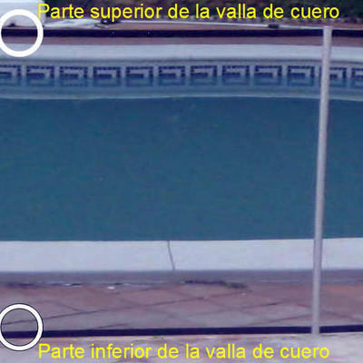 Valla para piscina, desmontable