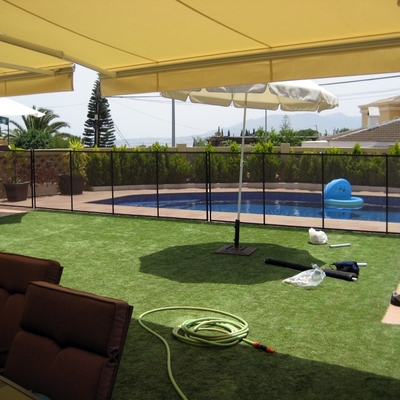 Valla para piscina, desmontable