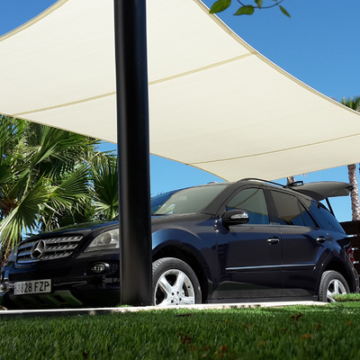 Vela tensada para parking