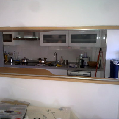 ventana de unión comedor-cocina