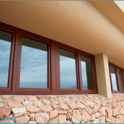 Ventanas efecto madera