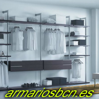 vestidor columnas aluminio