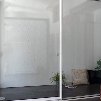 Vidriera corredera perfil blanco 2