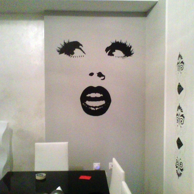 vinilo negro a medida