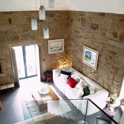 Vista superior del salón