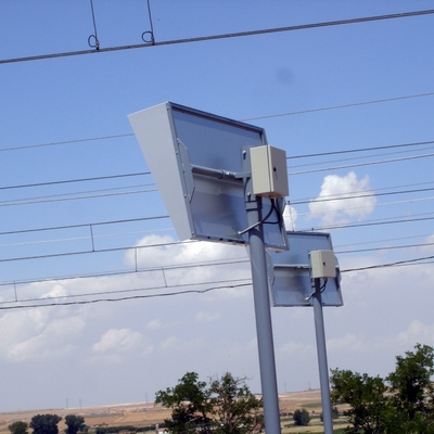 Vista trasera de los espejos electrónicos