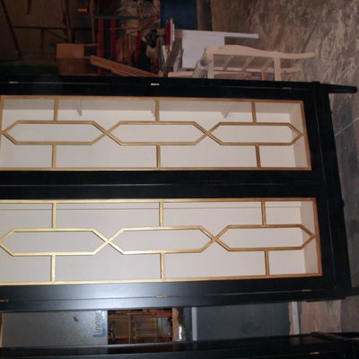 VITRINA HIERRO 2 PUERTAS