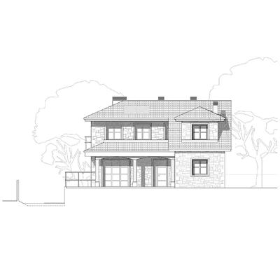 Vivienda Unifamiliar 3 (alzado)